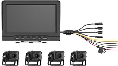Hikvision AE-VD2501A-A/PAL, Vehicle camera system kit