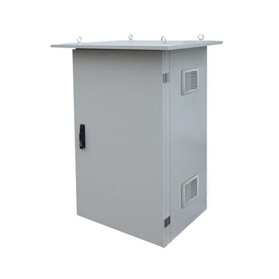 Solarix thermally insulated cabinet LC-07 24U 700x600 RAL7035 ventilation in both sides LC-07-24U-76-25002-02-G
