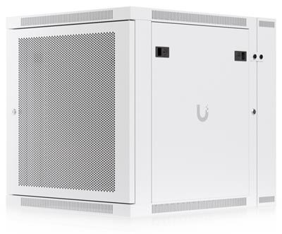 Ubiquiti Two-section 12U Rack Cabinet, Wall mount, 700mm, perforated door