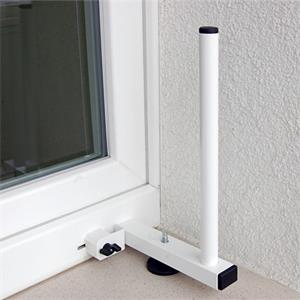 Antenna holder to plastic window frame L , lenght 40cm, height 25cm, d=20mm