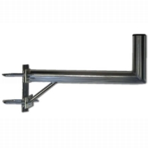 Antenna holder on mast L , lenght 50cm, height 20cm, d=60mm + 2x U-Bolt 100mm