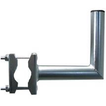 Antenna holder on balcony L , lenght 35cm, height 20cm, d=42mm with serrated clamp