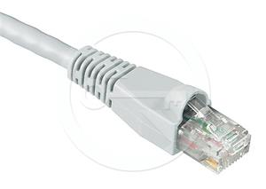 Solarix patch cable CAT5E UTP PVC 0.5m gray snag-proof