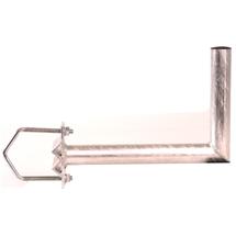 Antenna holder on balcony L , lenght 30cm, height 20cm, d=42mm with serrated clamp
