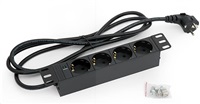 TRITON 10 distribution panel 4x230V DIN - 2m, black