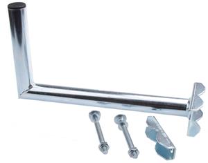 Antenna holder on mast L , lenght 35cm, height 20cm, d=35mm for mast 20-76mm