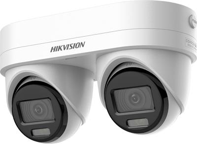 Hikvision IP dual turret hybrid camera DS-2CD2343G2D-LIZ2UY/SL(2.8/4mm), 4MP, 2.8/4mm, microphone