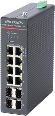 Hikvision DS-3T1512HP-SI-8P4F, Gigabit PoE switch