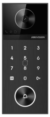 Hikvision DS-KV6124-WBE1 - IP villa door station, 1 button, 4MP, keyboard, card reader, Wi-Fi