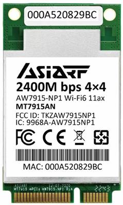 Turris mini PCIe Module, Wi-Fi 6 11ax 4T4R