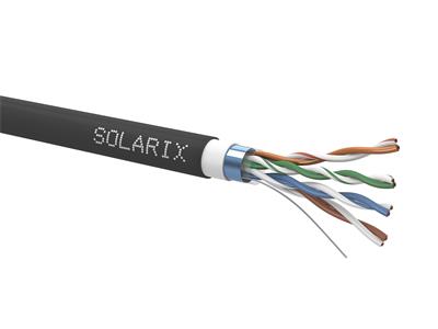Solarix installation cable Solarix CAT5E FTP PVC+PE F double sheath