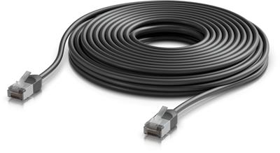 Ubiquiti UACC-Cable-Patch-Outdoor-C6A-12M-BK, Outdoor Cat6a patch cable, 12m, black