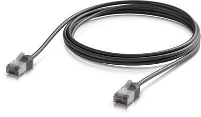 Ubiquiti UACC-Cable-Patch-Outdoor-C6A-2M-BK, Outdoor Cat6a patch cable, 2m, black