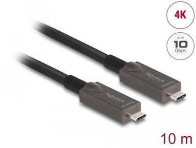 Delock Active Optical Cable USB-C™ Video + Data + PD, length 10 m