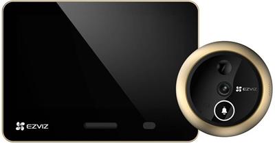Ezviz EP4, Wireless peephole video doorbell, golden