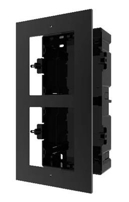Hikvision DS-KD-ACF2/Black - 2x frame for IP intercome - flush installation, black