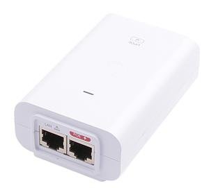 Ubiquiti U-POE - Gigabit PoE injector 48V/0.32A (15.4W) - white - bulk package