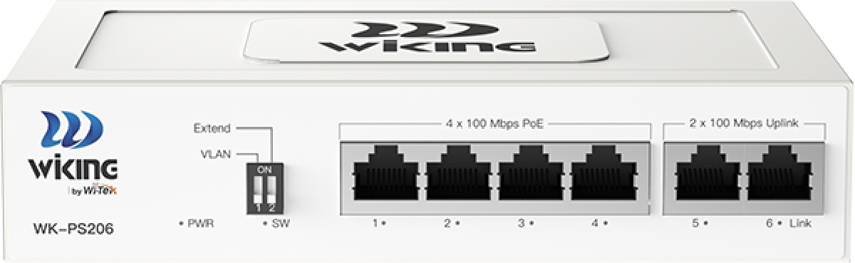 Wiking WK-PS206 V2, PoE switch