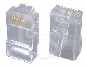 Solarix RJ45 connector CAT5E UTP 8p8c unshielded unassembled for wire KRJ45/5SLD