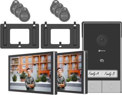 Ezviz HP7 2-Family IP video intercom kit for 2 homes