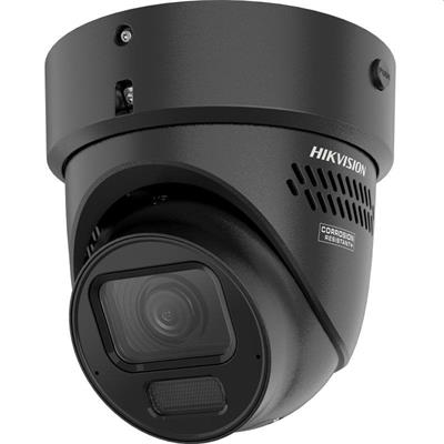 Hikvision IP turret hybrid camera DS-2CD2H87G3-LIZS2UY/SL(2.8-12mm)OSTDBLK, 8MP, 2.8-12mm, ColorVu, audio, alarm, black 