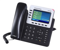 Grandstream GXP-2140, 4.3  color display, 4x SIP, 2x 10/100/1000 ports, PoE, HD audio, Bluetooth
