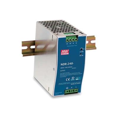 MEAN WELL NDR-240-24, DIN rail power supply, 24V, 240W