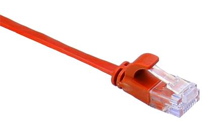 Masterlan comfort patch cable UTP, flat, Cat6, 3m, red